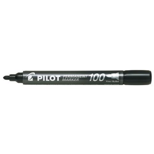 ROTULADOR PILOT SC100 PERMANENTE NEGRO P/REDONDA