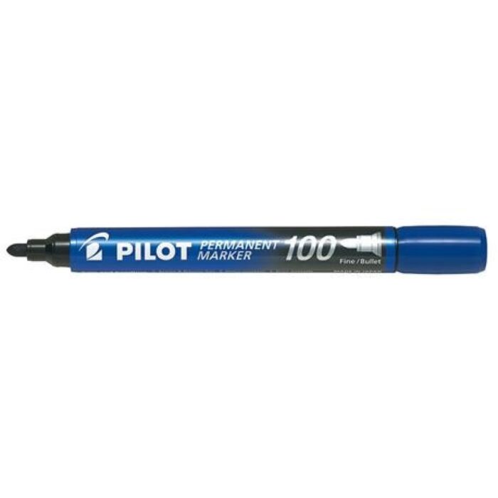 ROTULADOR PILOT SC100 PERMANENTE AZUL P/REDONDA