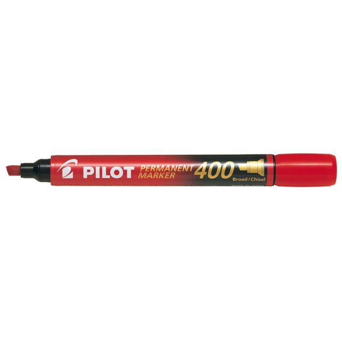 ROTULADOR PILOT SC400 PERMANENTE ROJO P/BISELADA