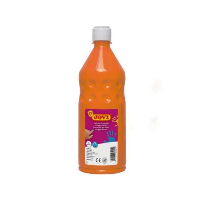 PINTURA DEDO JOVI 750ML NARANJA