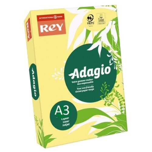 PAPEL ADAGIO A3 500H 80GR BANANA FLUORESCEN