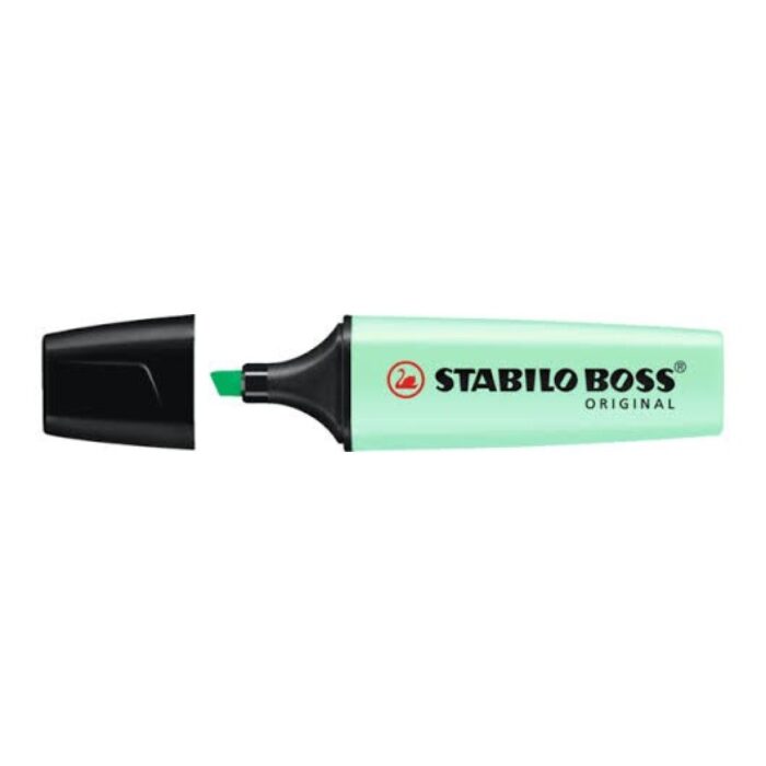 FLUORESCENTE STABILO PASTEL PIZCA DE MENTA