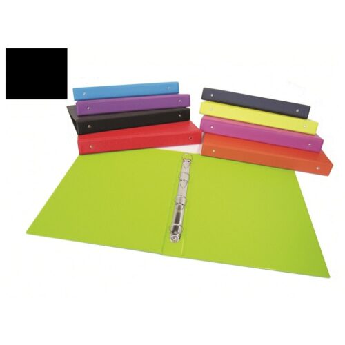 CARPETA ANILLAS PVC 4A A4 25MM Fº FUN NEGRO