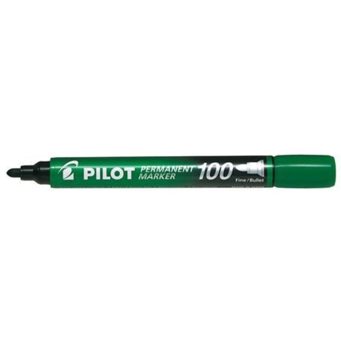 ROTULADOR PILOT SC100 PERMANENTE VERDE P/REDONDA