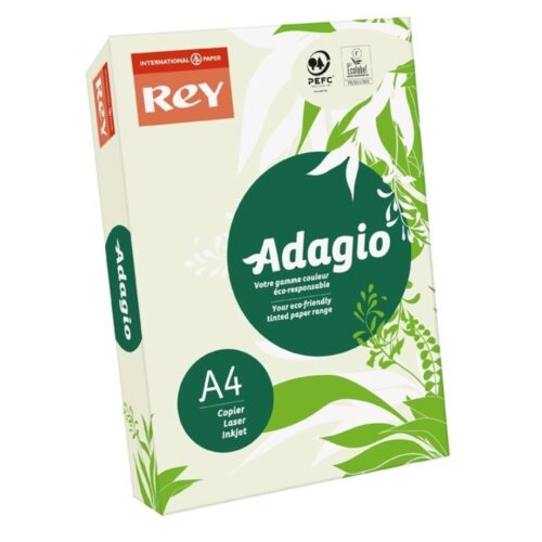 PAPEL ADAGIO A4 500H 80GR PISTACHO Nº 33