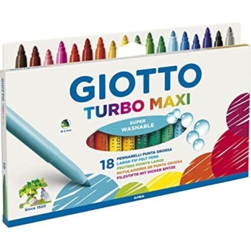 ROTULADOR GIOTTO TURBO MAXI 18COLORES