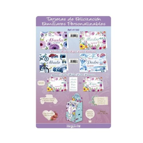 ¨TARJETA POSTAL FAMILIA PERSONALIZABLE EXP.48