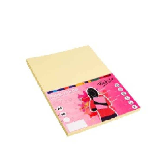 PAPEL FABRI A4 100H.80GR AMARILLO