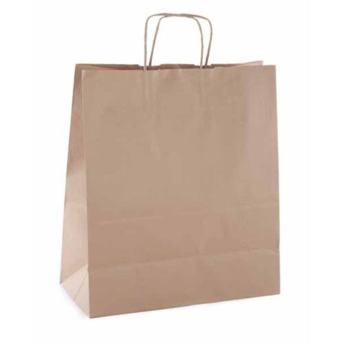 BOLSA PAPEL KRAFT 24X32 ASA RIZO KRAFF MARRON