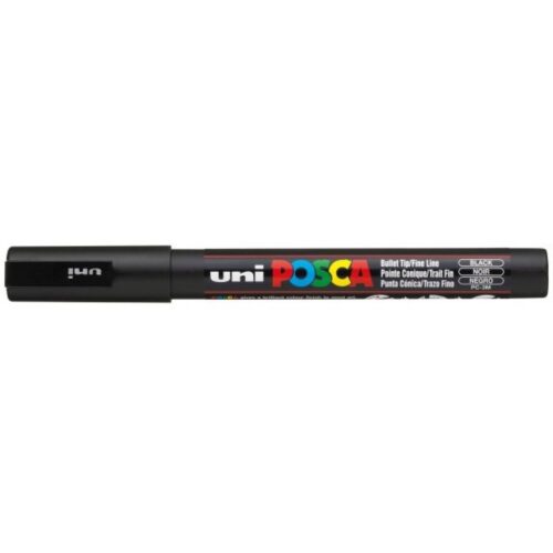 ROTULADOR UNIBALL POSCA PC-3M NEGRO