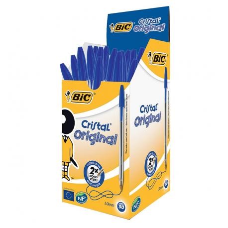 BOLIGRAFO BIC CRISTAL 1.0MM COLOR AZUL