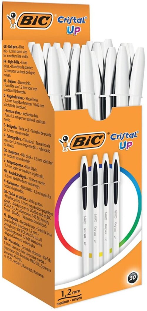 BOLIGRAFO BIC CRISTAL UP NEGRO