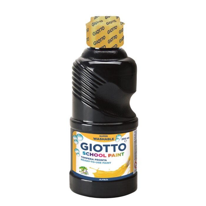 TEMPERA GIOTTO LISTA 250ML NEGRO