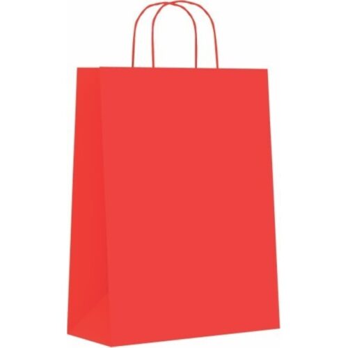 BOLSA PAPEL CELULOSA 32X40 ROJO