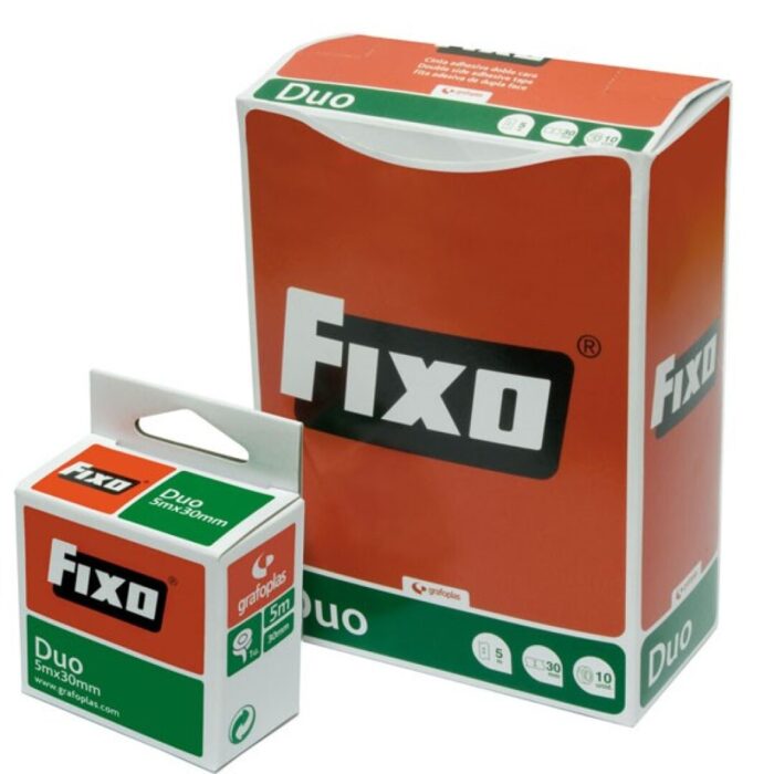 CINTA ADHESIVA FIXO 20X30 DOBLE CARA