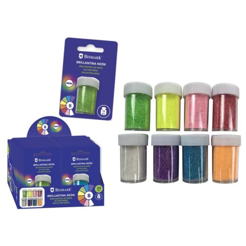 PURPURINA BOTE 13GR 8 COLORES NEON