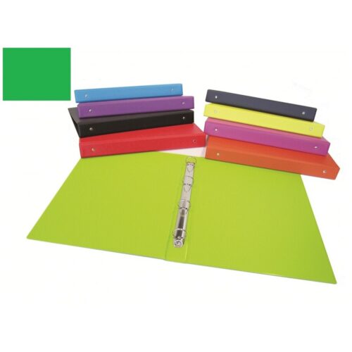 CARPETA ANILLAS PVC 4A A4 40MM Fº LISA FUN VERDE