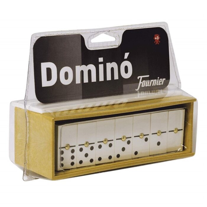 JUEGO MESA DOMINO MARFILINA C/PLASTICO