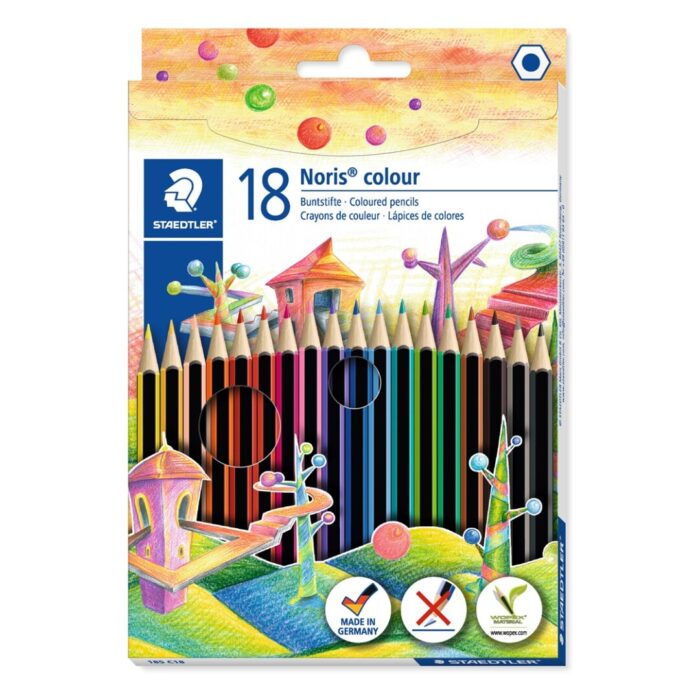 LAPIZ STAEDTLER CARTON 18 COLORES NORIS