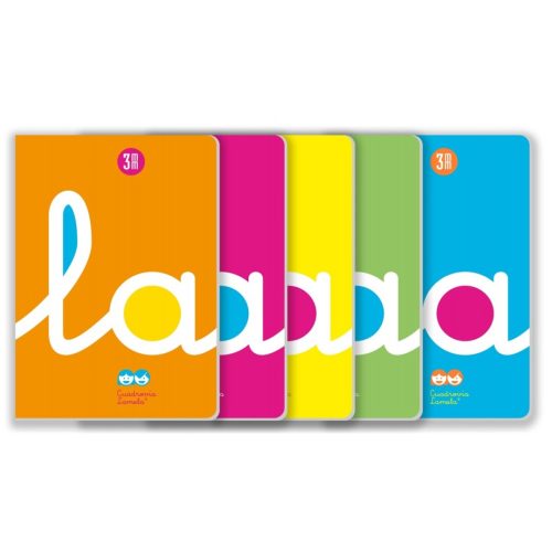 CUADERNO LAMELA A4 PP 3MM 50H SURTIDO