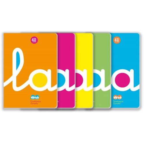 CUADERNO LAMELA A4 PP 4MM 50H SURTIDO