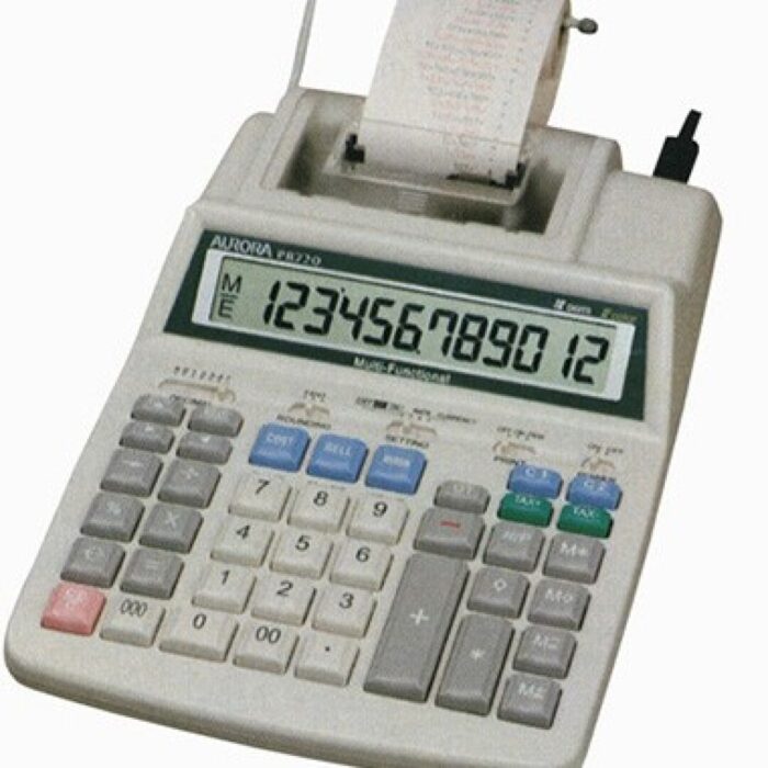 CALCULADORA IMPRESORA AURORA 12 DIGITOS PR-720