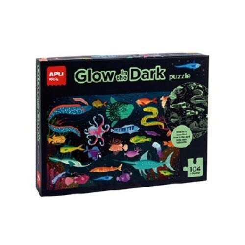 PUZLE GLOW IN THE DARK OCEANO 104U