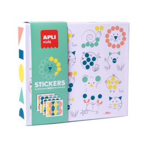 STICKERS BOX APLI GEOMETRICOS - ANIMALES