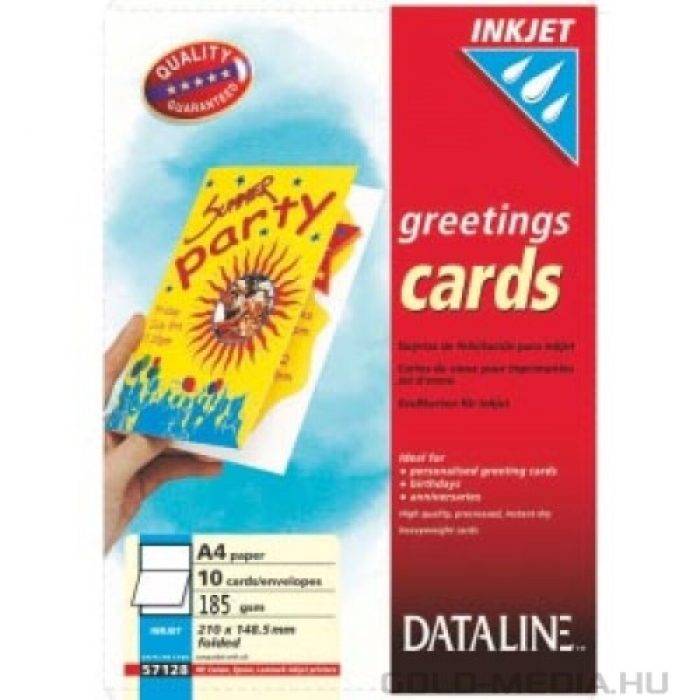 PAPEL A4 INKJET 10 HOJAS 195GR TARJETAS DE FELICITACION