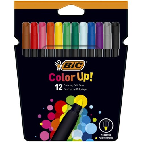 ROTULADOR BIC COLOR UP 12 COLORES