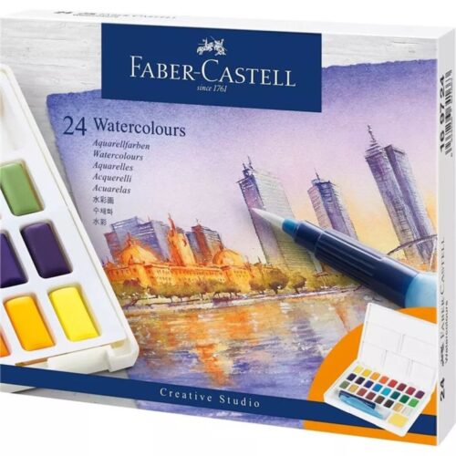 ACUARELA FABER CASTELL 24 COLORES