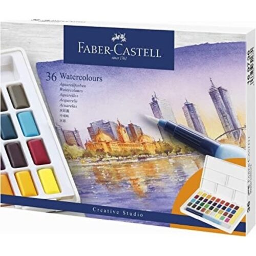 ACUARELA FABER CASTELL 36 COLORES