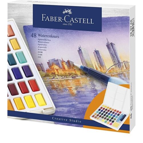 ACUARELA FABER CASTELL 48 COLORES