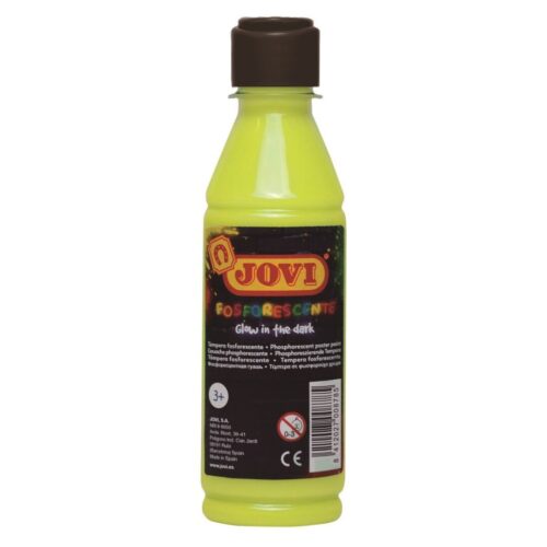 TEMPERA JOVI 250ML FOSFORESCENTE AMARILLO