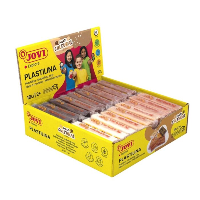 PLASTILINA JOVI 70 MULTICULTURAL 18UDS