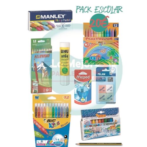 PACK ESPECIAL VUELTA AL COLE ESCOLAR