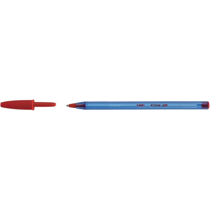 BOLIGRAFO BIC CRISTAL SOFT ROJO