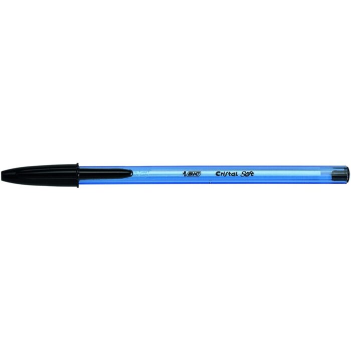 BOLIGRAFO BIC CRISTAL SOFT NEGRO