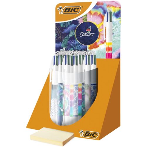 BOLIGRAFO BIC 4 COLORES DECORADO EXP.30/U