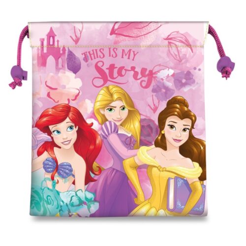 BOLSA MERIENDA PRINCESAS 22CM