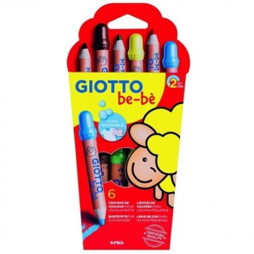 LAPIZ GIOTTO BE-BE SUPER 6 COLORES