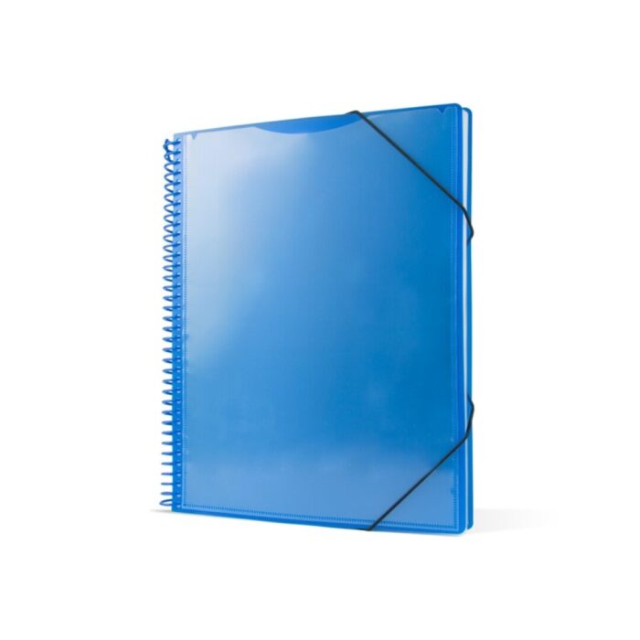 CARPETA FUNDAS A4 30 FUNDAS PERSONALIZABLE AZUL