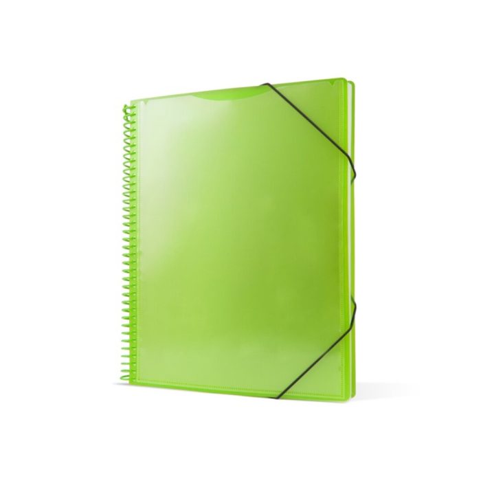 CARPETA FUNDAS A4 30 FUNDAS PERSONALIZABLE VERDE