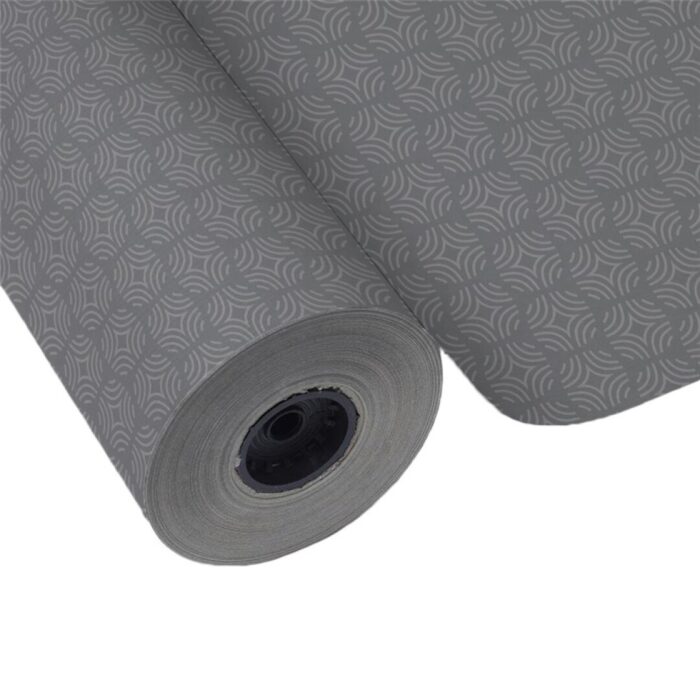 PAPEL REGALO ROLLO 62 CMS.REVISTA 4K GEOMETRICO GRIS