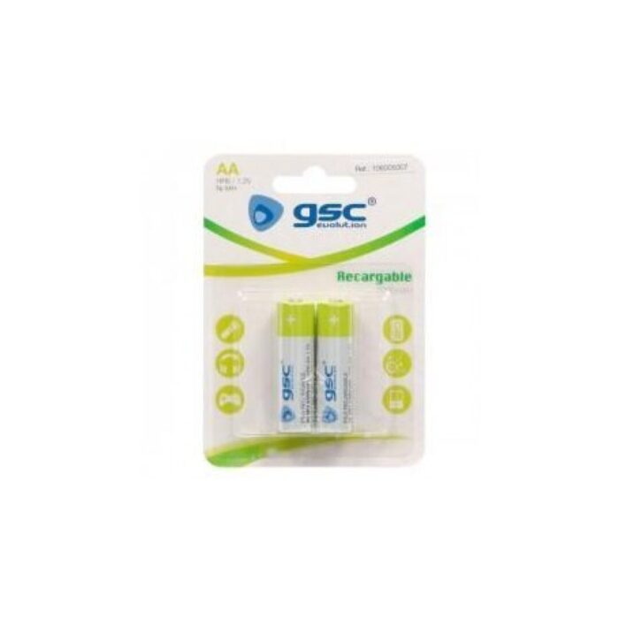 PILAS GSC RECARGABLE LR06 2UNID.2300MAH