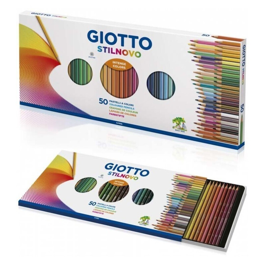 Lapices de colores GIOTTO STILNOVO 50 unidades