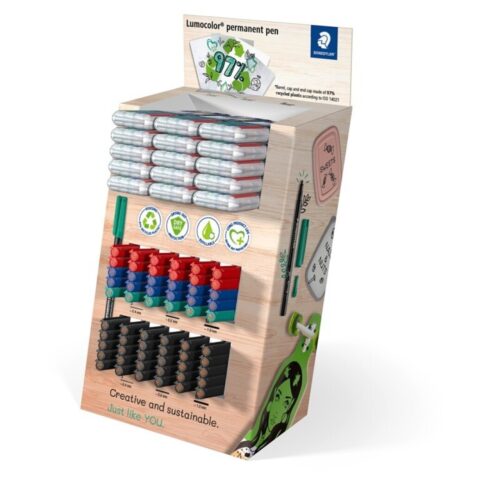 ROTULADOR STAEDTLER LUMOCOLOR PERMANENTE EXP. 120UDS