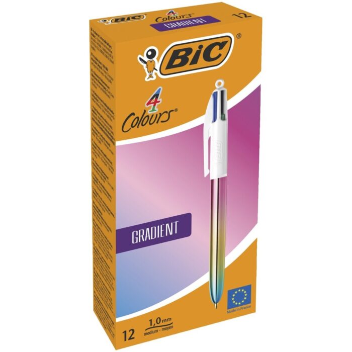 BOLIGRAFO BIC 4 COLORES GRADIENT