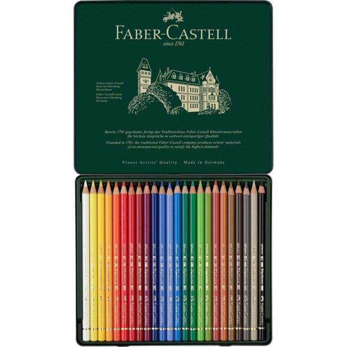 LAPIZ FABER CASTELL POLYCHROMOS 24 COLORES