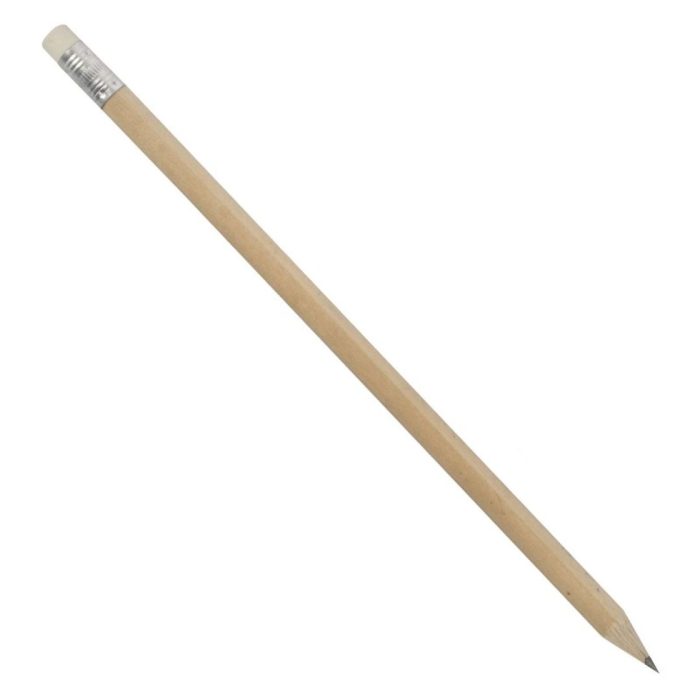 LAPIZ MADERA CON GOMA
